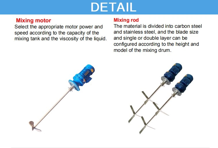 Mini Chemical Electric Liquid Washing Asphalt Liquid Mixer Agitator